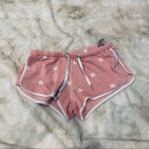 The Laundry Room Champagne Star Cozy Crew Shorts